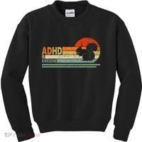 Adhd Is Awesome Cute Squirrel Kids Sweatshirt thumb 0