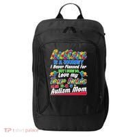 Autism Is A Journey I'm An Autism Mom City Backpack thumb 0