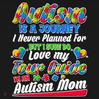 Autism Is A Journey I'm An Autism Mom City Backpack thumb 2
