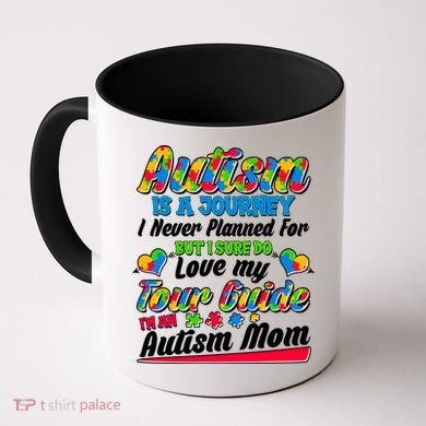 Autism Is A Journey I'm An Autism Mom Coffee Mug