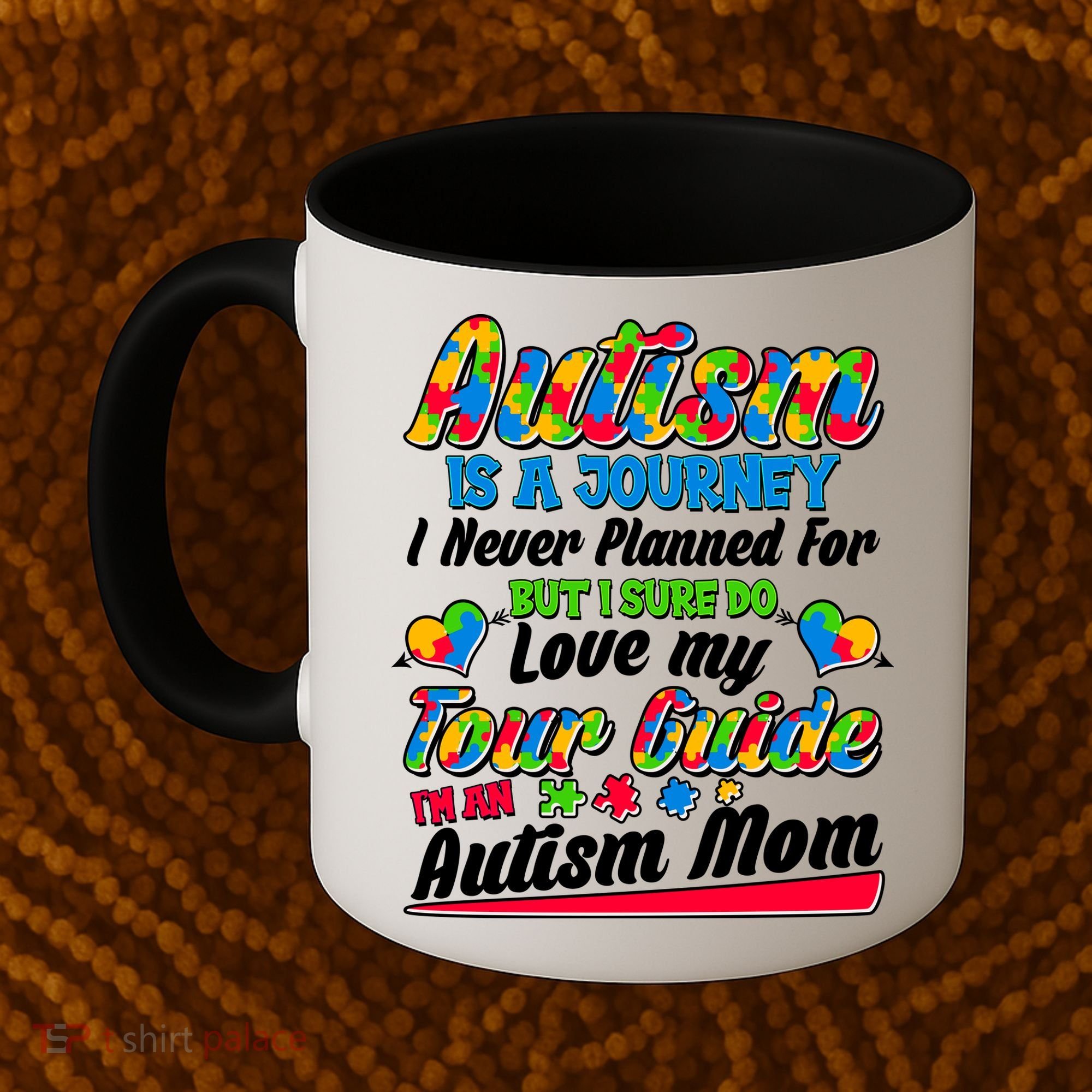 Autism Is A Journey I'm An Autism Mom Coffee Mug