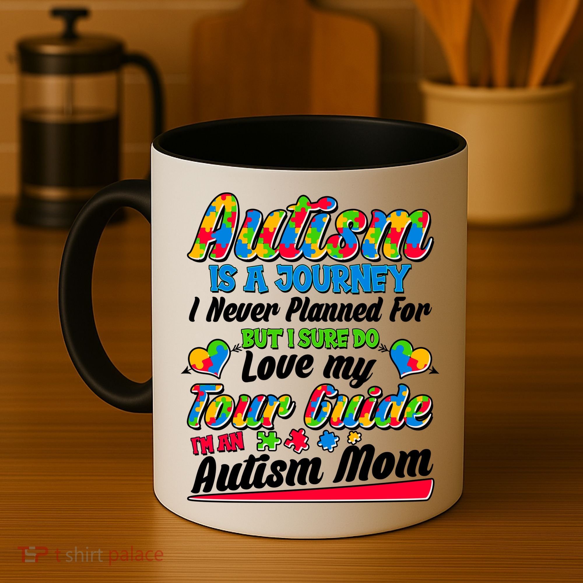 Autism Is A Journey I'm An Autism Mom Coffee Mug