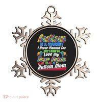 Autism Is A Journey I'm An Autism Mom Ornament thumb 0