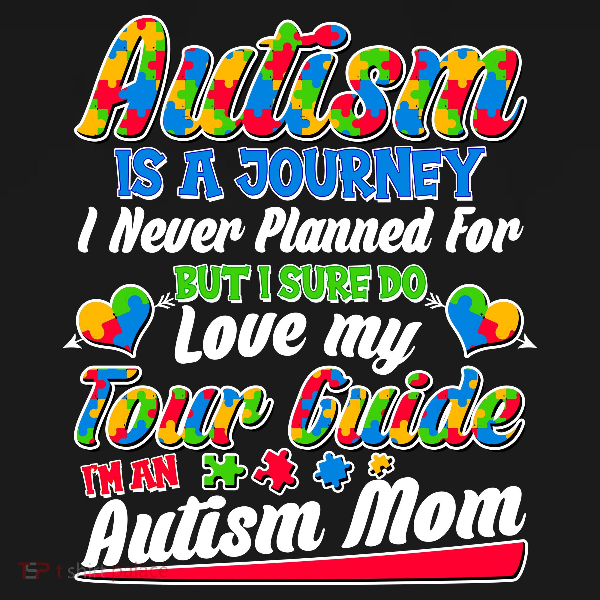 Autism Is A Journey I'm An Autism Mom Ornament