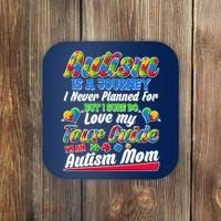 Autism Is A Journey I'm An Autism Mom Coaster thumb 0