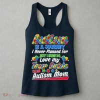 Autism Is A Journey I'm An Autism Mom Women's Tank Top thumb 3