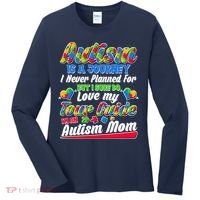 Autism Is A Journey I'm An Autism Mom Women's Long Sleeve Shirt thumb 0