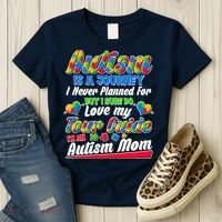Autism Is A Journey I'm An Autism Mom Women's T-Shirt thumb 3