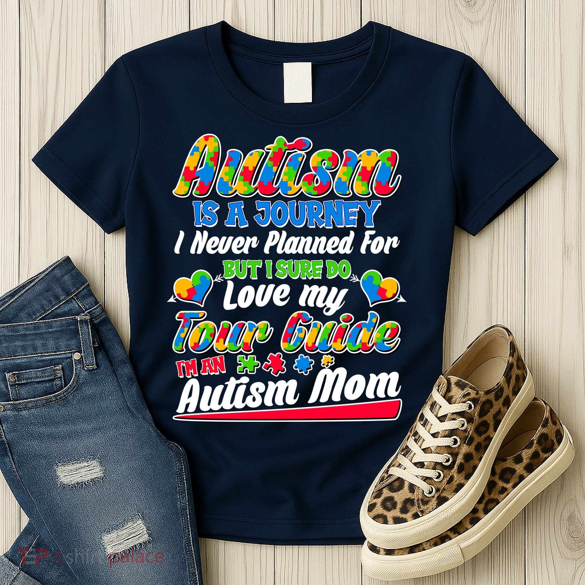 Autism Is A Journey I'm An Autism Mom Women's T-Shirt