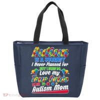 Autism Is A Journey I'm An Autism Mom Tote Bag thumb 0