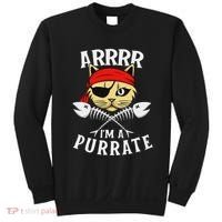Arrrr IM A Purrate Cat Buccaneer Freebooter Sweatshirt thumb 0