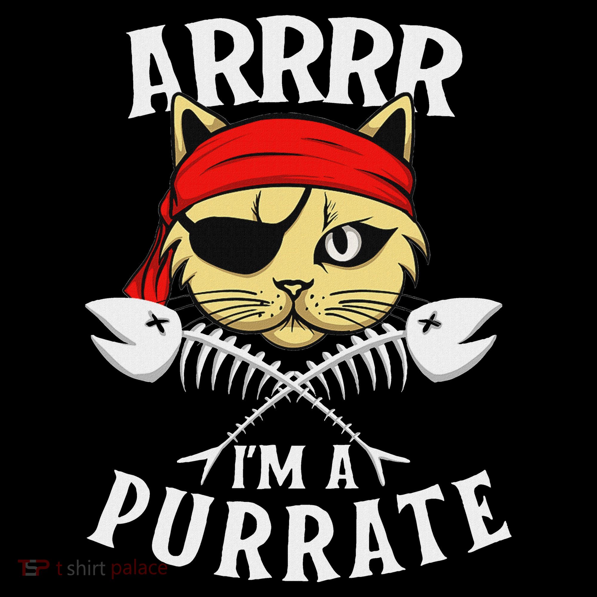 Arrrr IM A Purrate Cat Buccaneer Freebooter Women's Hoodie