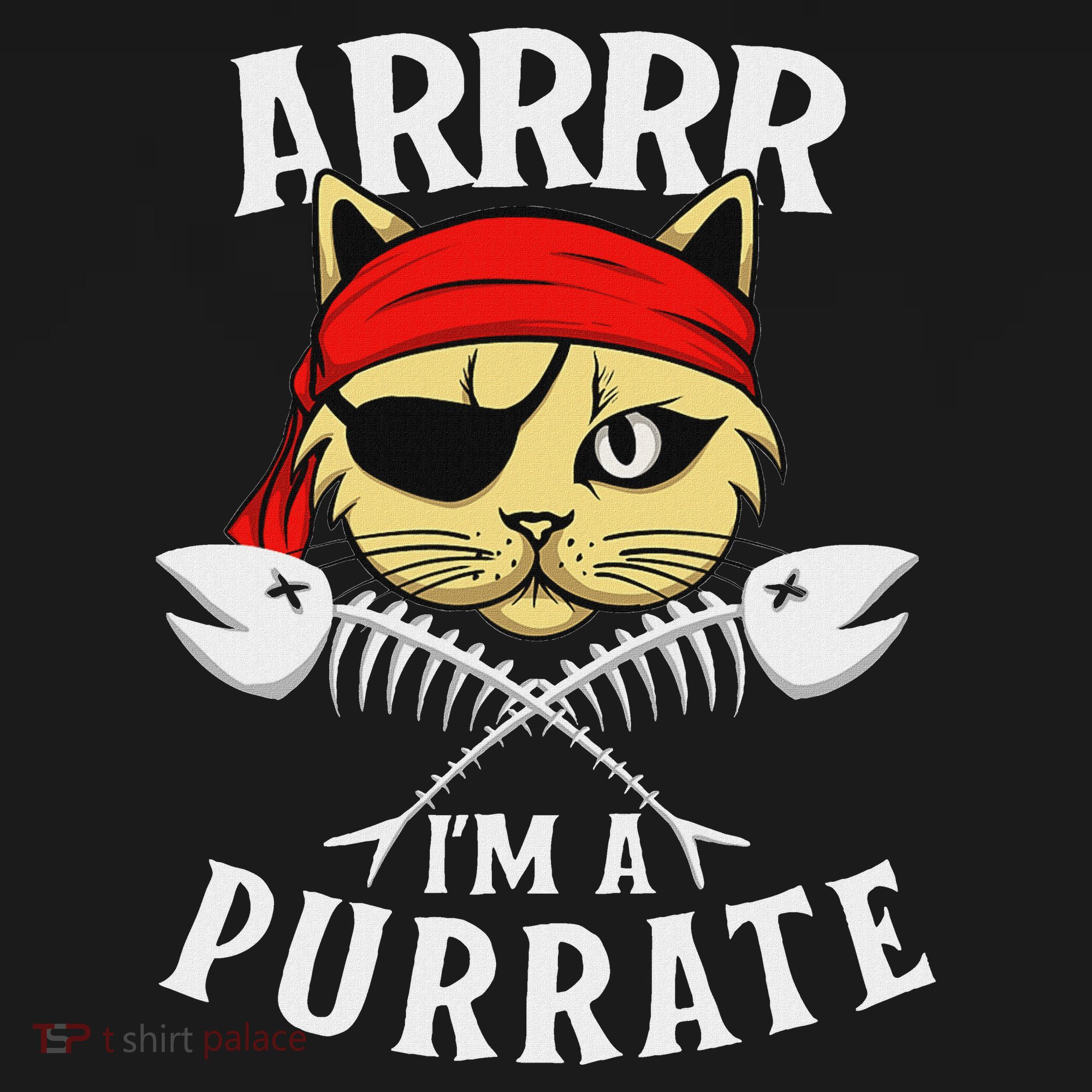 Arrrr IM A Purrate Cat Buccaneer Freebooter Women's Tank Top