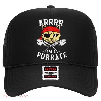 Arrrr IM A Purrate Cat Buccaneer Freebooter Hat