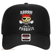 Arrrr IM A Purrate Cat Buccaneer Freebooter Hat thumb 0