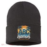 Abc Islands Aruba Bonaire Curacao Cruise Vacay Caribbean Sustainable Knit Beanie thumb 0