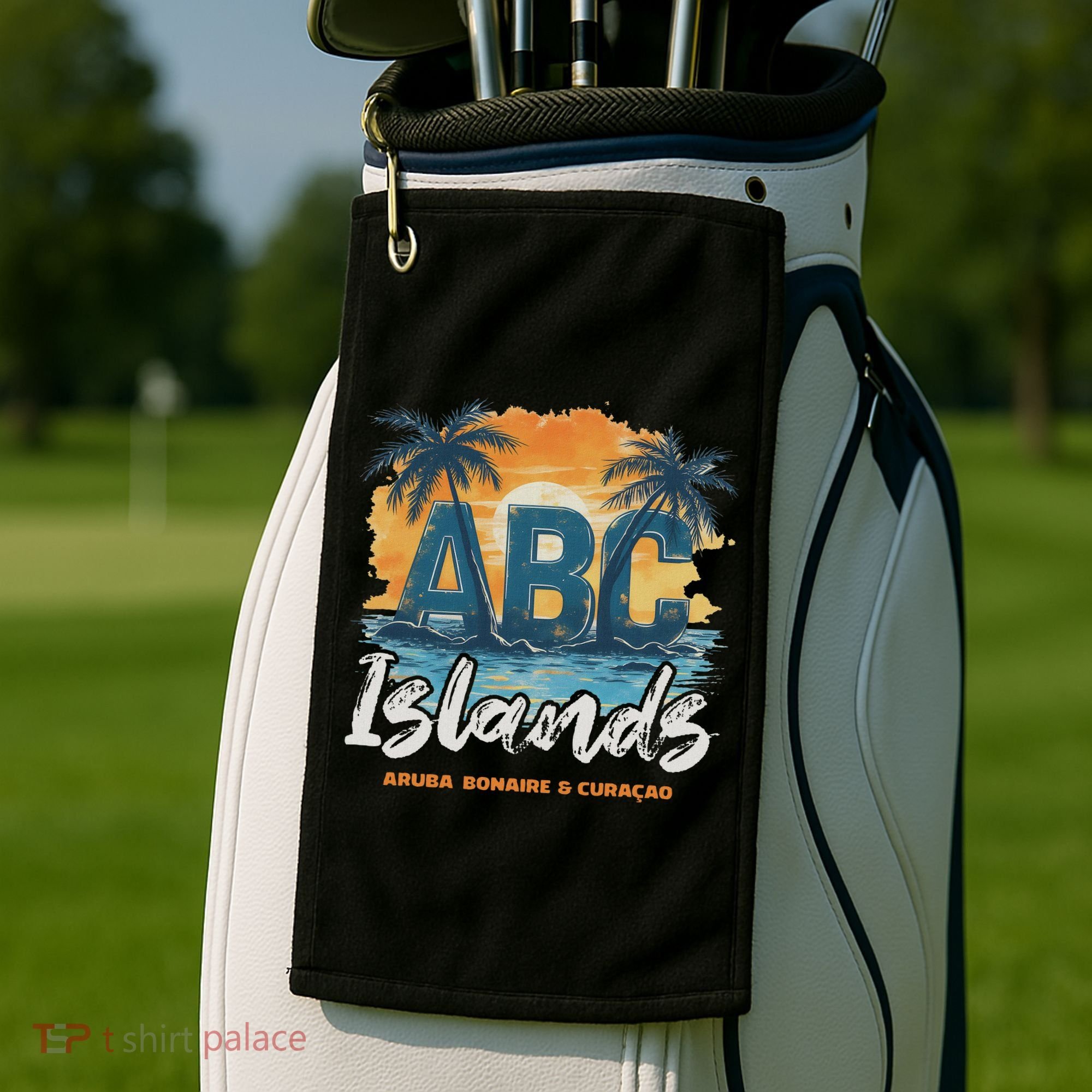Abc Islands Aruba Bonaire Curacao Cruise Vacay Caribbean Golf Towel