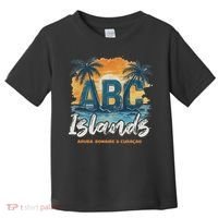 Abc Islands Aruba Bonaire Curacao Cruise Vacay Caribbean Toddler T-Shirt thumb 0