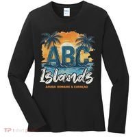 Abc Islands Aruba Bonaire Curacao Cruise Vacay Caribbean Women's Long Sleeve Shirt thumb 0