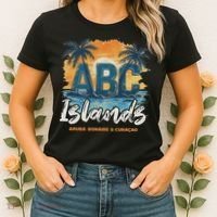 Abc Islands Aruba Bonaire Curacao Cruise Vacay Caribbean Women's T-Shirt thumb 2
