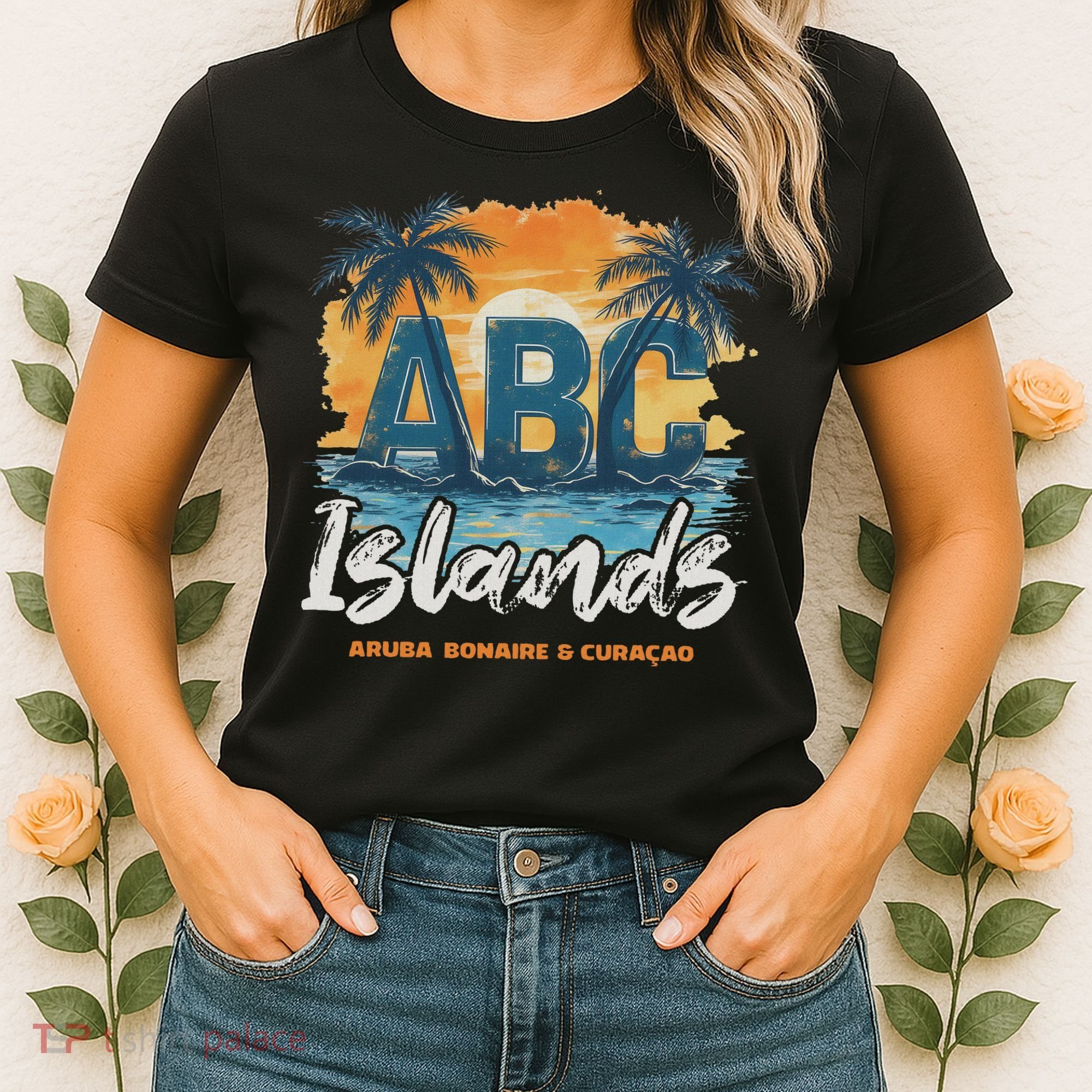 Abc Islands Aruba Bonaire Curacao Cruise Vacay Caribbean Women's T-Shirt