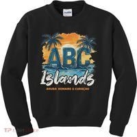 Abc Islands Aruba Bonaire Curacao Cruise Vacay Caribbean Kids Sweatshirt thumb 0