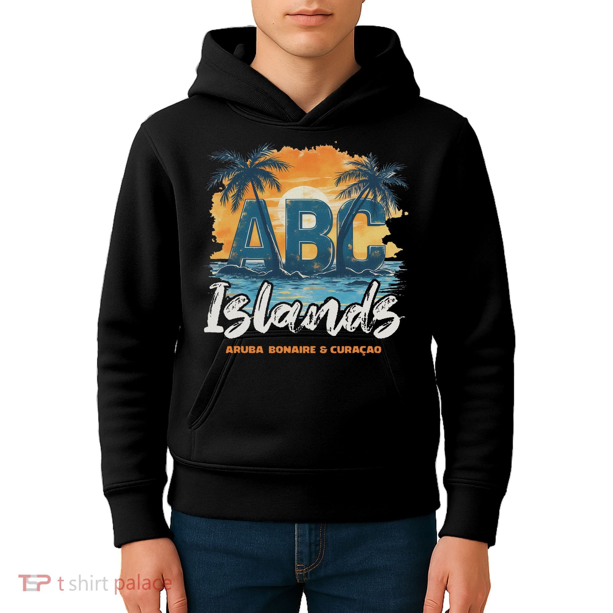Abc Islands Aruba Bonaire Curacao Cruise Vacay Caribbean Kids Hoodie