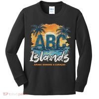Abc Islands Aruba Bonaire Curacao Cruise Vacay Caribbean Kids Long Sleeve Shirt thumb 0