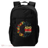 Adhd Is Awesome Tal Health Neurodiversity Adhd Awareness Meaningful Gift Backpack thumb 0