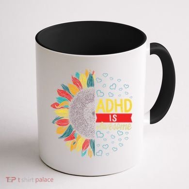 Adhd Is Awesome Tal Health Neurodiversity Adhd Awareness Meaningful Gift Coffee Mug back