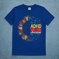 Adhd Is Awesome Tal Health Neurodiversity Adhd Awareness Meaningful Gift T-Shirt thumb 5