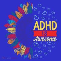 Adhd Is Awesome Tal Health Neurodiversity Adhd Awareness Meaningful Gift Kids Sweatshirt thumb 2