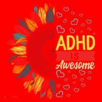 Adhd Is Awesome Tal Health Neurodiversity Adhd Awareness Meaningful Gift Santa Hat thumb 1
