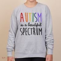 Autism Is A Beautiful Spectrum Awareness Women's Sweatshirt thumb 0