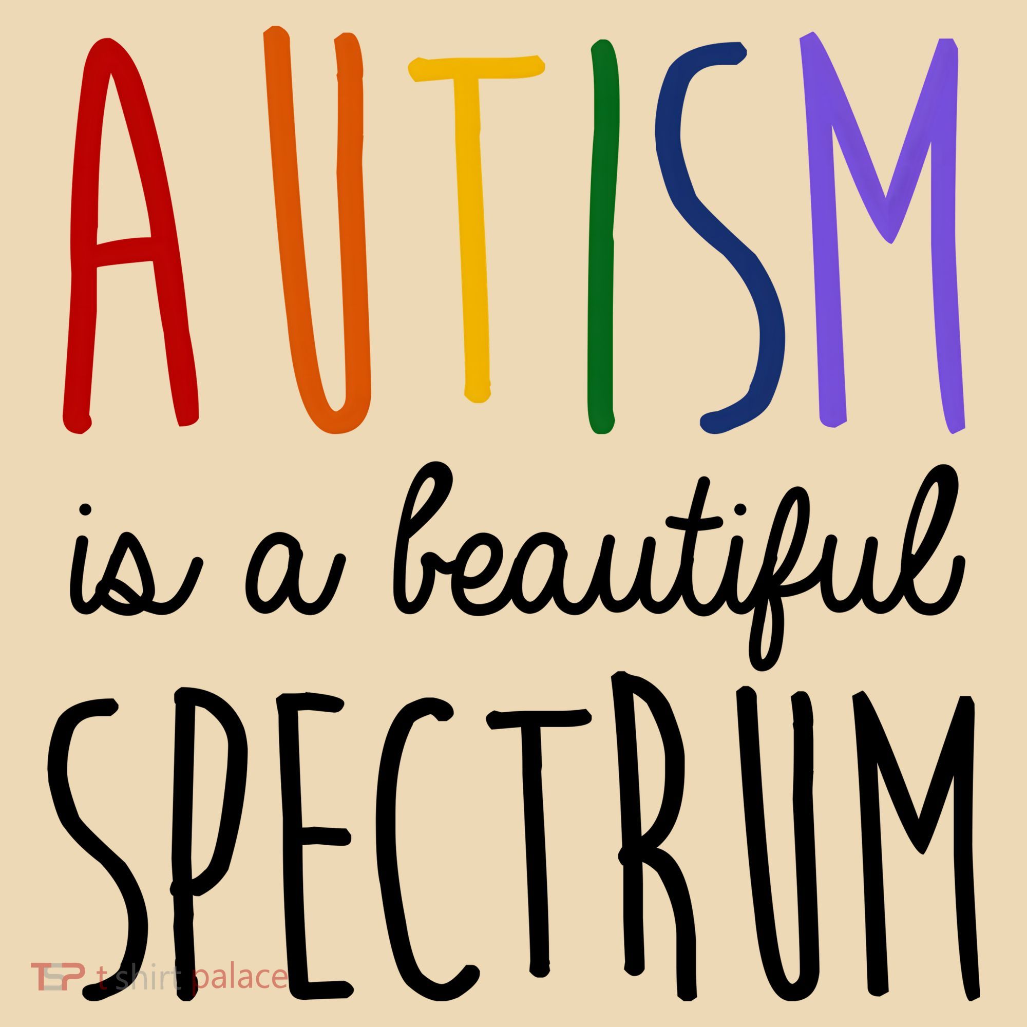 Autism Is A Beautiful Spectrum Awareness Tote Bag
