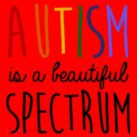 Autism Is A Beautiful Spectrum Awareness Santa Hat thumb 1
