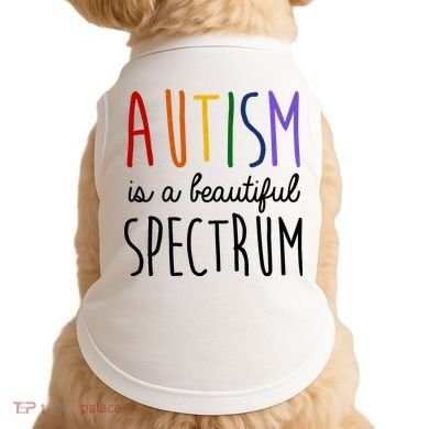 Autism Is A Beautiful Spectrum Awareness Doggie Tank