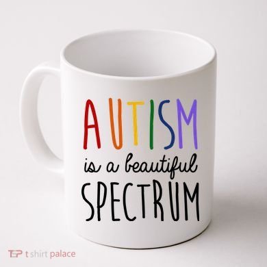 Autism Is A Beautiful Spectrum Awareness Coffee Mug
