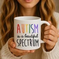 Autism Is A Beautiful Spectrum Awareness Coffee Mug thumb 3