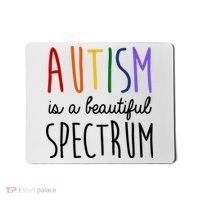 Autism Is A Beautiful Spectrum Awareness Mousepad thumb 0