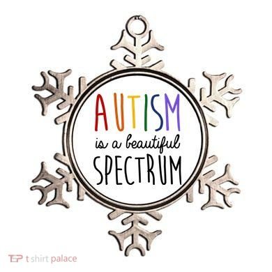 Autism Is A Beautiful Spectrum Awareness Ornament