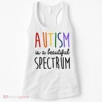 Autism Is A Beautiful Spectrum Awareness Women's Tank Top thumb 0