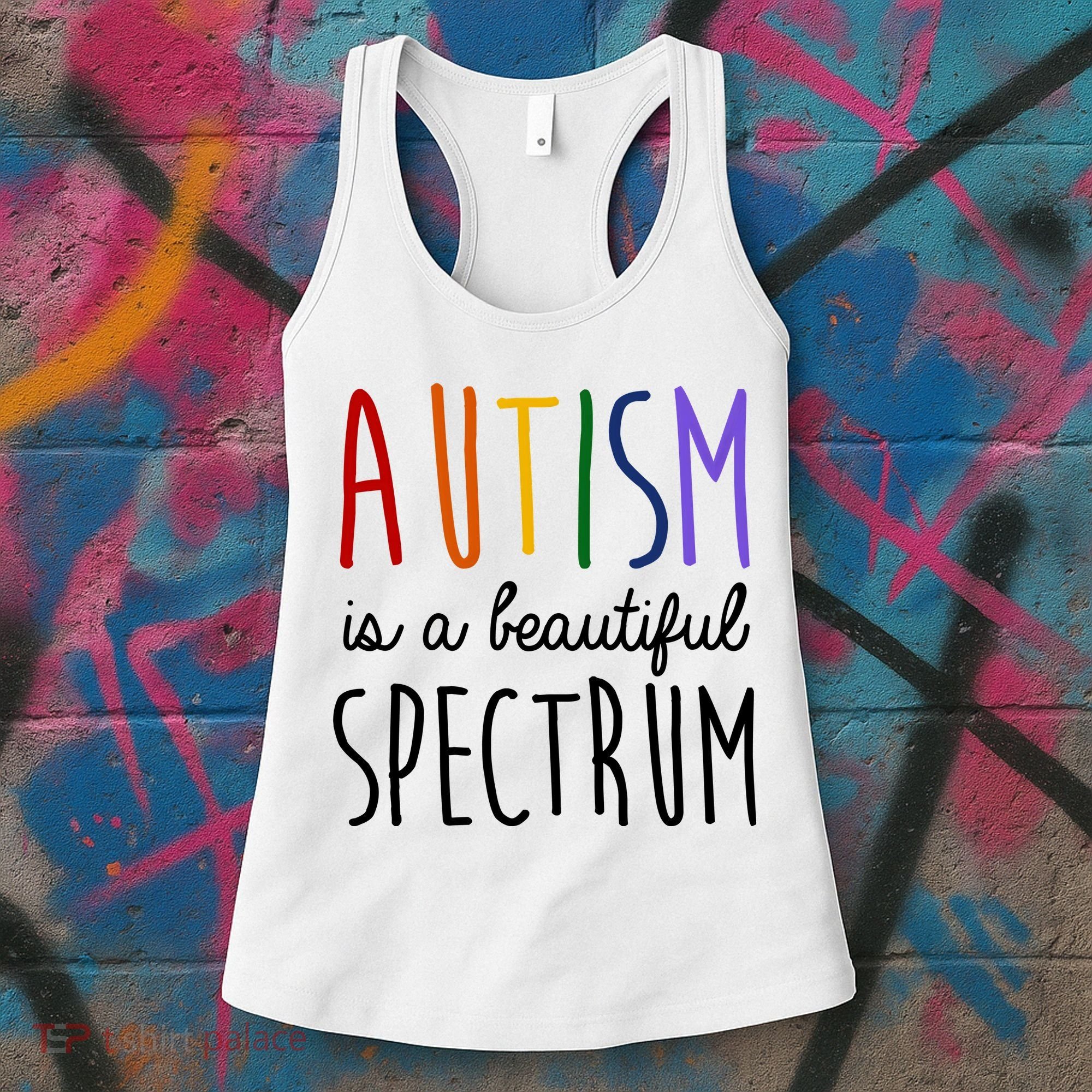 Autism Is A Beautiful Spectrum Awareness Women's Tank Top