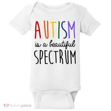 Autism Is A Beautiful Spectrum Awareness Baby Bodysuit