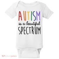 Autism Is A Beautiful Spectrum Awareness Baby Bodysuit thumb 0