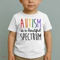 Autism Is A Beautiful Spectrum Awareness Toddler T-Shirt thumb 2