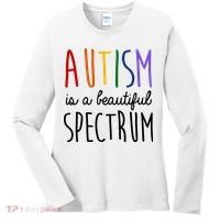Autism Is A Beautiful Spectrum Awareness Women's Long Sleeve Shirt thumb 0