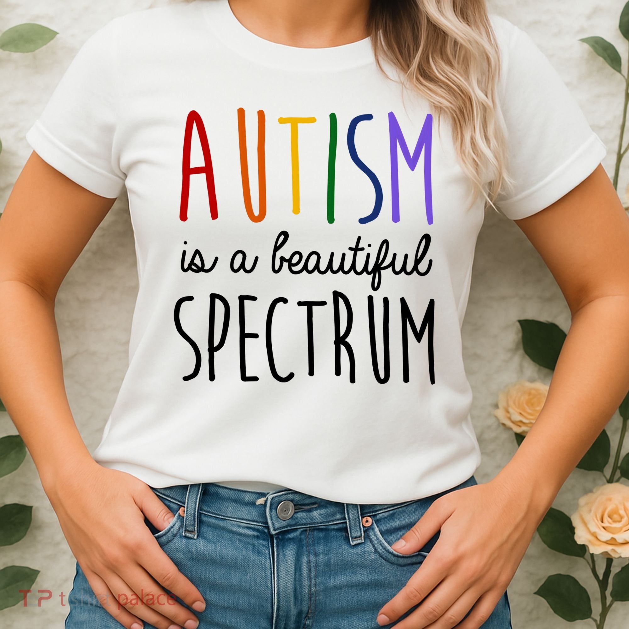 Autism Is A Beautiful Spectrum Awareness Women's T-Shirt