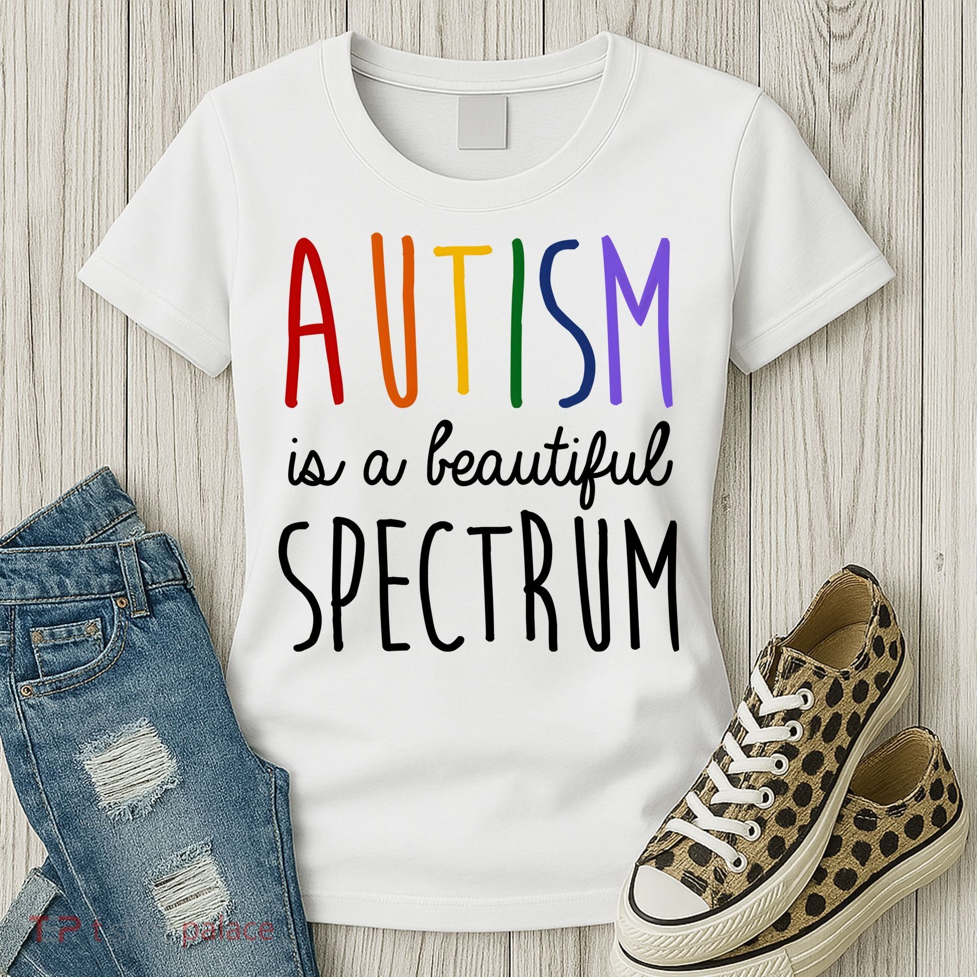 Autism Is A Beautiful Spectrum Awareness Women's T-Shirt