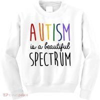 Autism Is A Beautiful Spectrum Awareness Kids Sweatshirt thumb 0